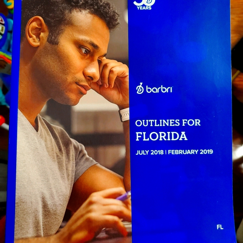 Barbri outlines for Florida